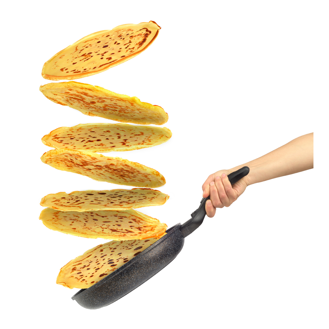 faire sauter les crêpes